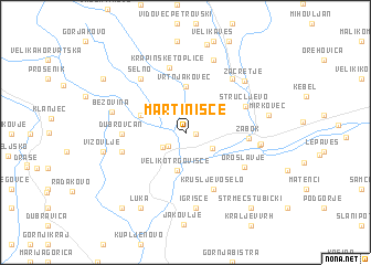 map of Martinišće