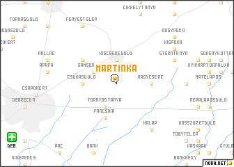 map of Martinka