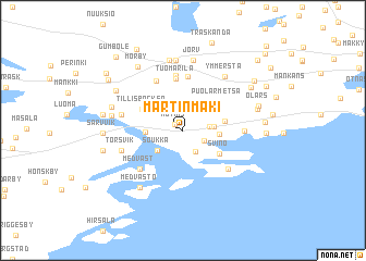 map of Martinmäki