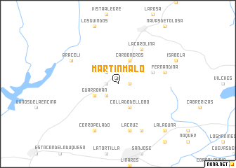 map of Martín Malo