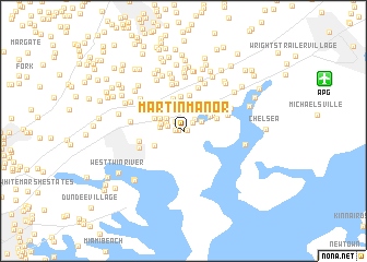 map of Martin Manor