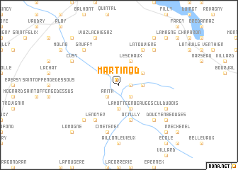 map of Martinod