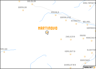 map of Martinovo