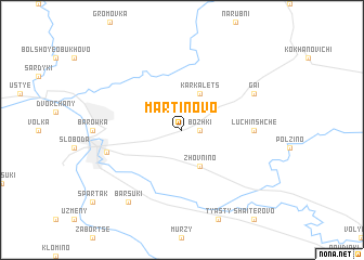 map of Martinovo