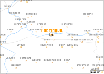 map of Martinovo