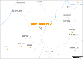 map of Martín Pérez