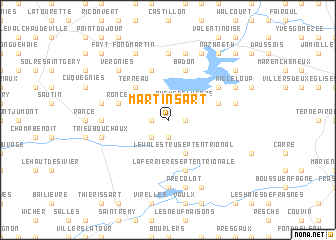 map of Martinsart