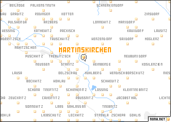 map of Martinskirchen