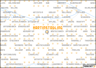 map of Martinstödling