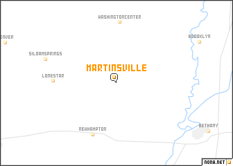 map of Martinsville