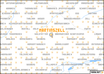 map of Martinszell