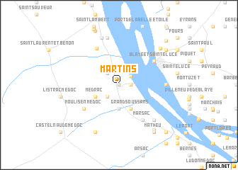 map of Martins