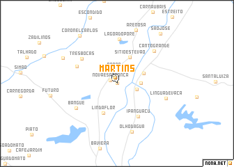 map of Martins