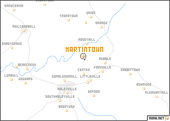 map of Martintown