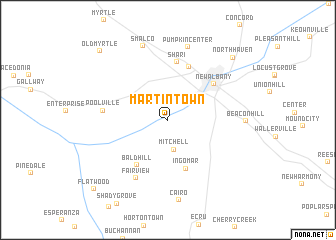 map of Martintown