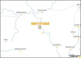 map of Martintown