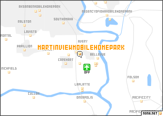 map of Martinview Mobile Home Park