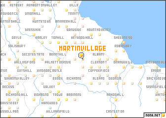 map of Martin Village