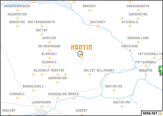 map of Martin