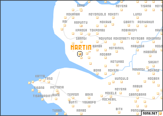 map of Martin