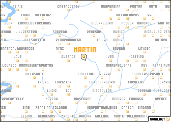 map of Martín