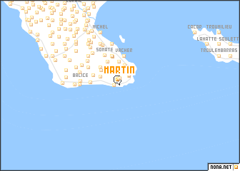 map of Martin