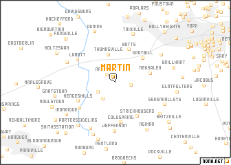 map of Martin