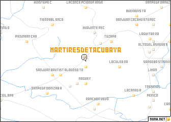 map of Mártires de Tacubaya