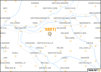 map of Marti