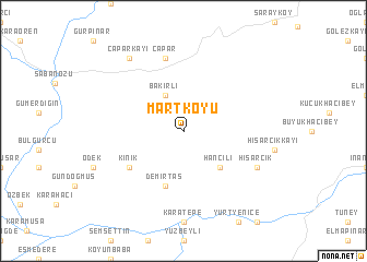 map of Martköyü