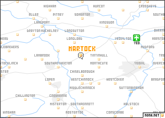 map of Martock