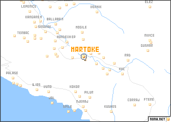 map of (( Martokë ))