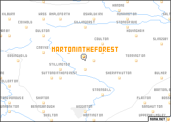map of Marton in the Forest