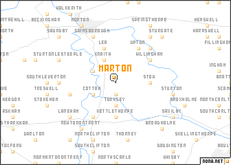 map of Marton