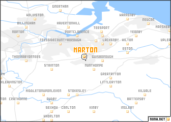 map of Marton