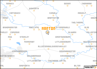 map of Marton