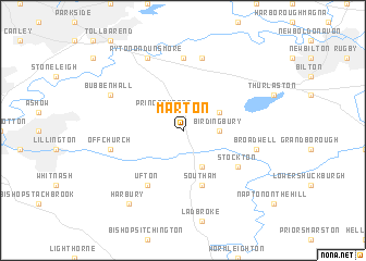 map of Marton