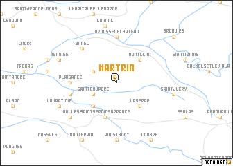 map of Martrin