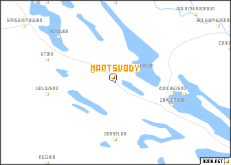 map of Martsvody