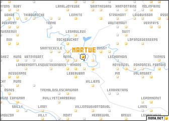 map of Martue