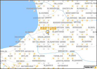 map of Mār Tūmā