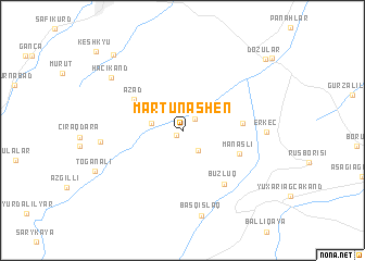 map of Martunashen