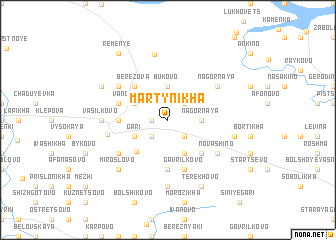 map of Martynikha