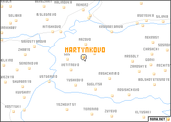 map of Martynkovo