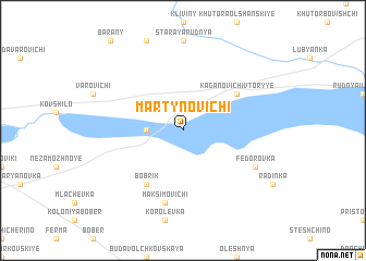 map of Martynovichi