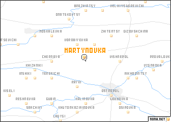 map of Martynovka