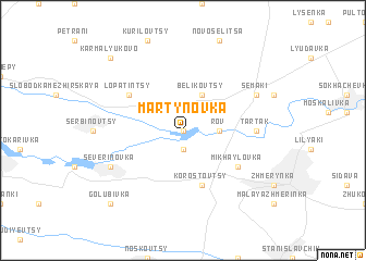 map of Martynovka