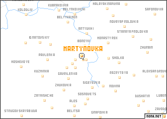 map of Martynovka