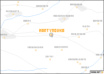 map of Martynovka