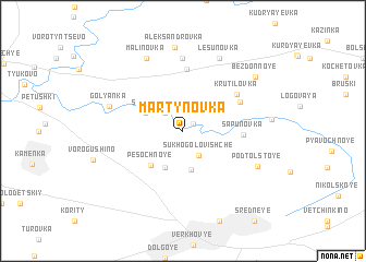 map of Martynovka